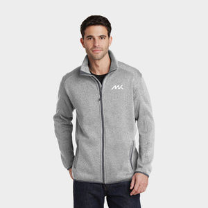 MK Embroidered Premium Sweater Fleece Jacket